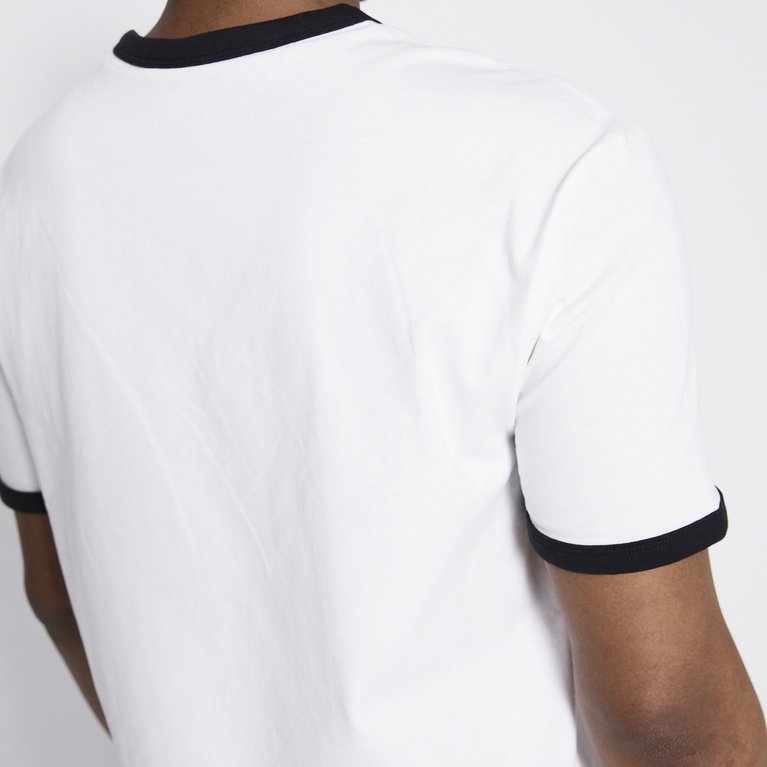 Ringer tee "Noel" White